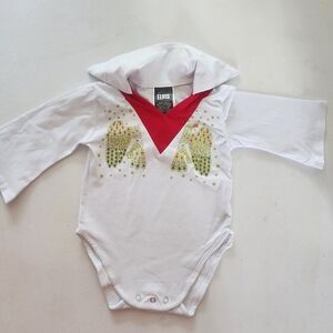 Rock 'n' Roll Royalty! Baby Elvis Presley Jumpsuit Costume 6-12 months